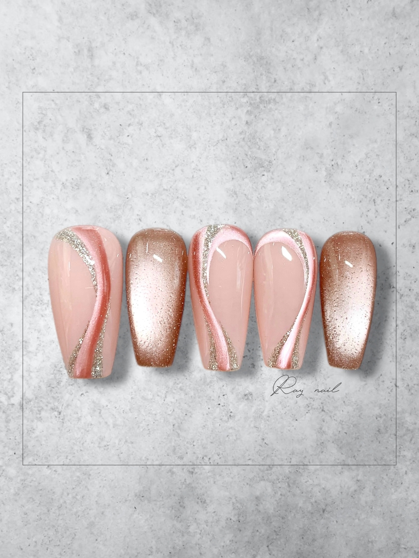 マグアートジェル 微粒子パールマグ/キャンドゥ/ジェルネイルを使ったクチコミ（2枚目）