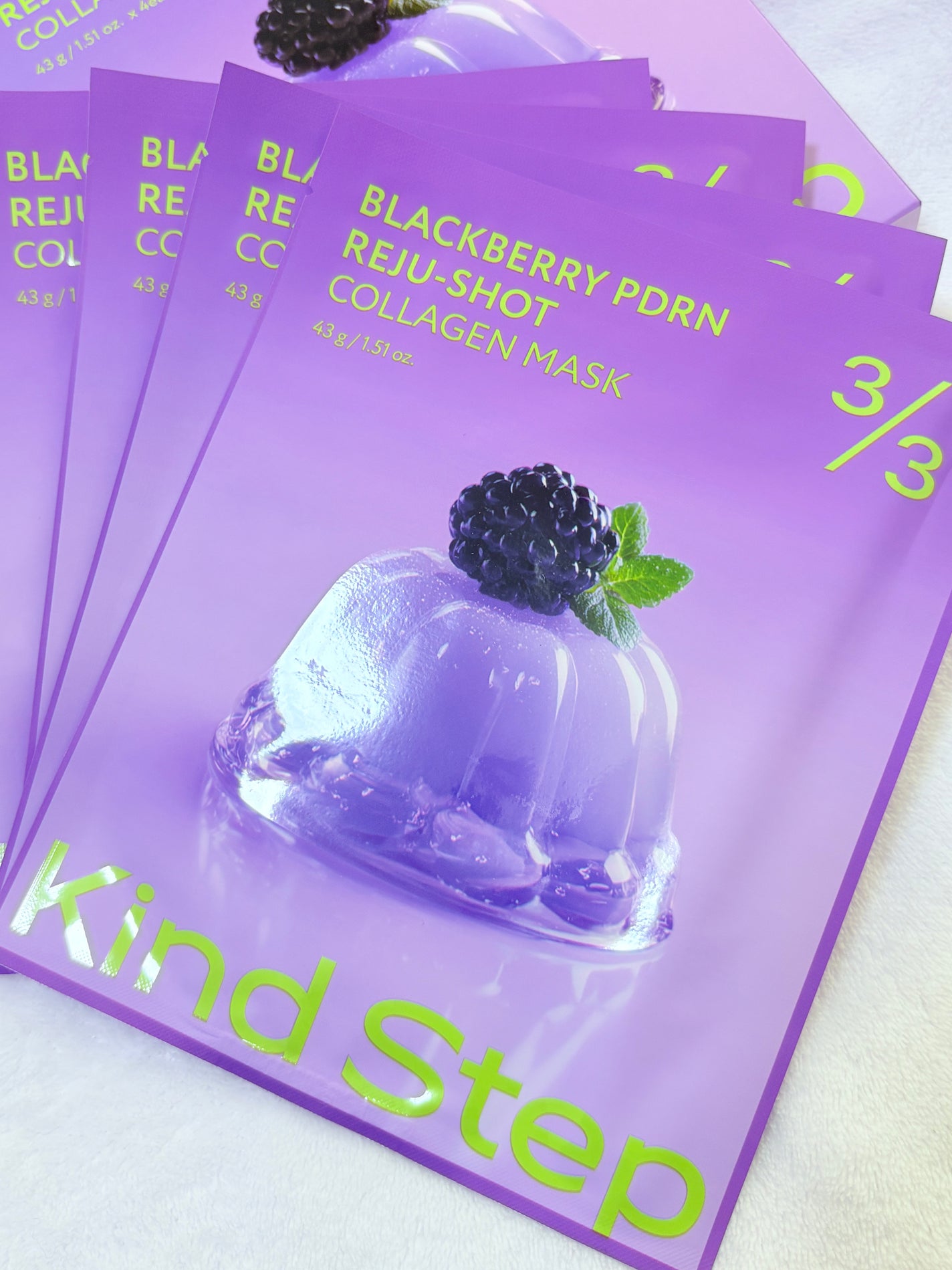 ブラックベリーPDRN リジュショット コラーゲンマスク/KindStep/シートマスク・パックを使ったクチコミ(5枚目)