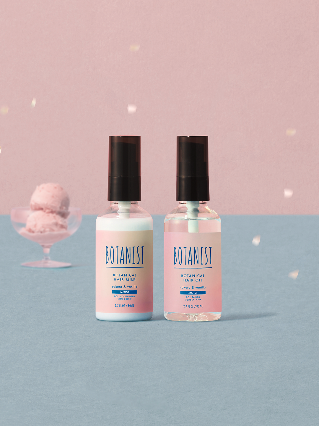 ボタニカルヘアオイル サクラ＆バニラの香り(モイスト)/BOTANIST/ヘアオイルを使ったクチコミ（1枚目）