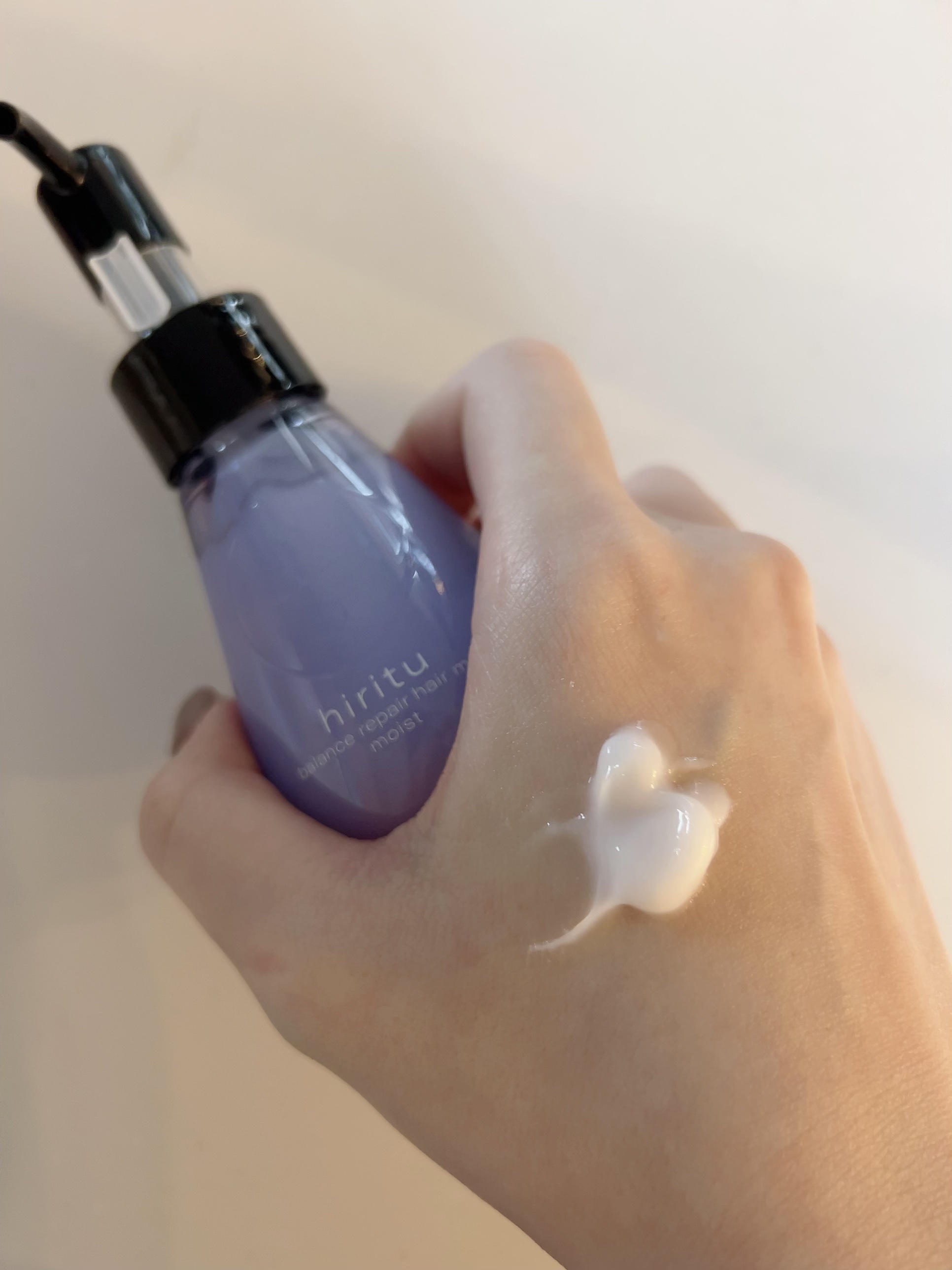 ヒリツ　バランスリペアヘアミルク　モイスト/hiritu/ヘアミルクを使ったクチコミ（2枚目）