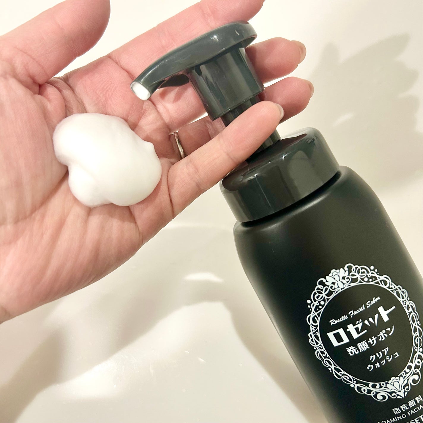 ロゼット洗顔サボン クリアウォッシュ/ロゼット/泡洗顔を使ったクチコミ(2枚目)