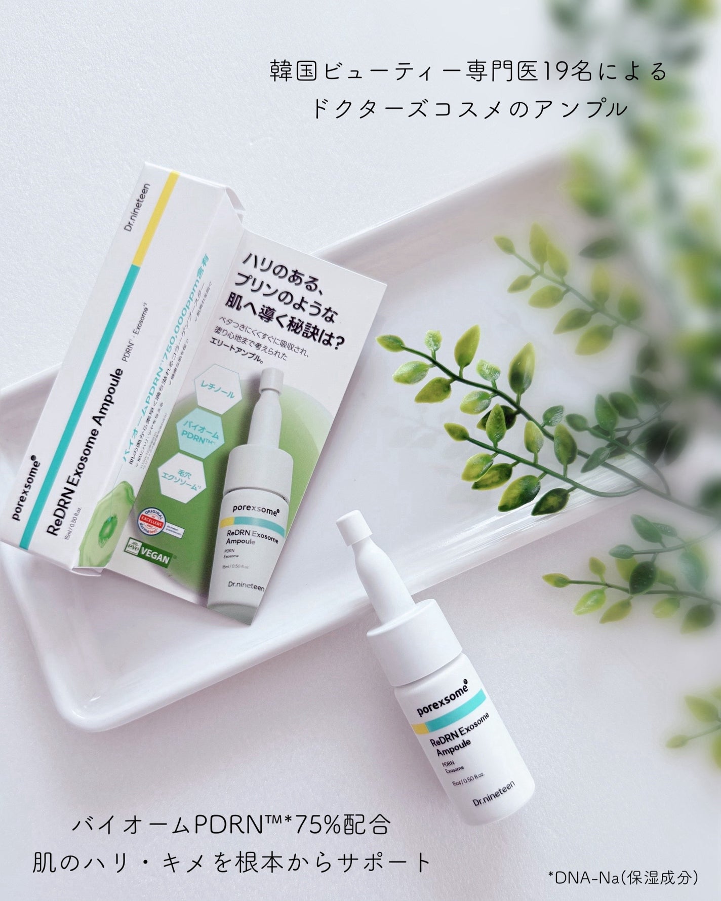 ReDRNエクソソームアンプル/Dr.nineteen/美容液を使ったクチコミ(2枚目)