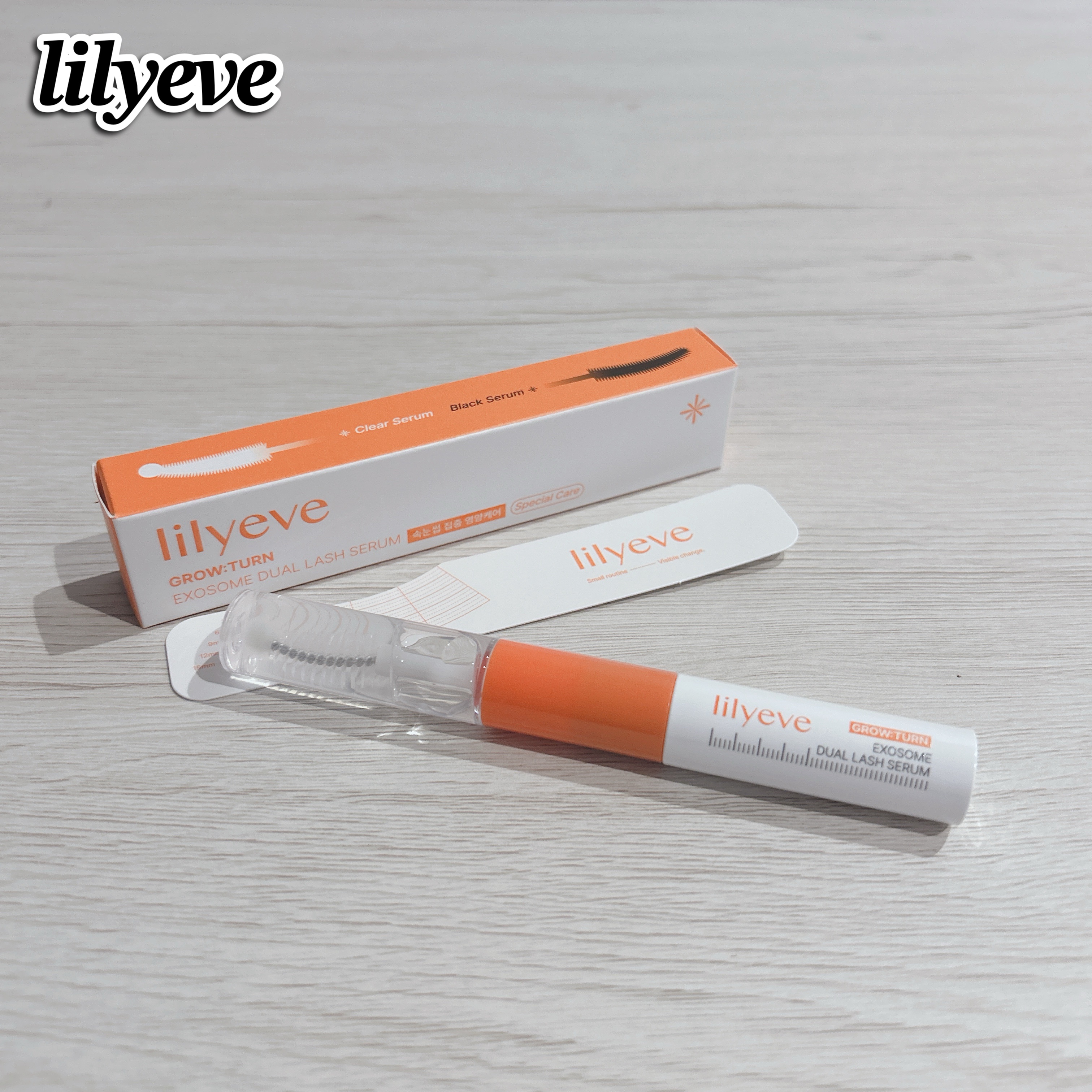 グローターンエクソソームデュアルラッシュセラム/リリーイブ/まつげ美容液を使ったクチコミ（1枚目）