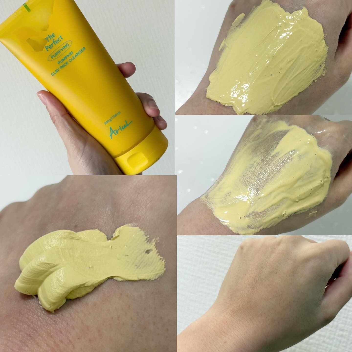 ザ・パーフェクト パンプキンクレイパッククレンザー/Ariul/洗顔フォームを使ったクチコミ（2枚目）