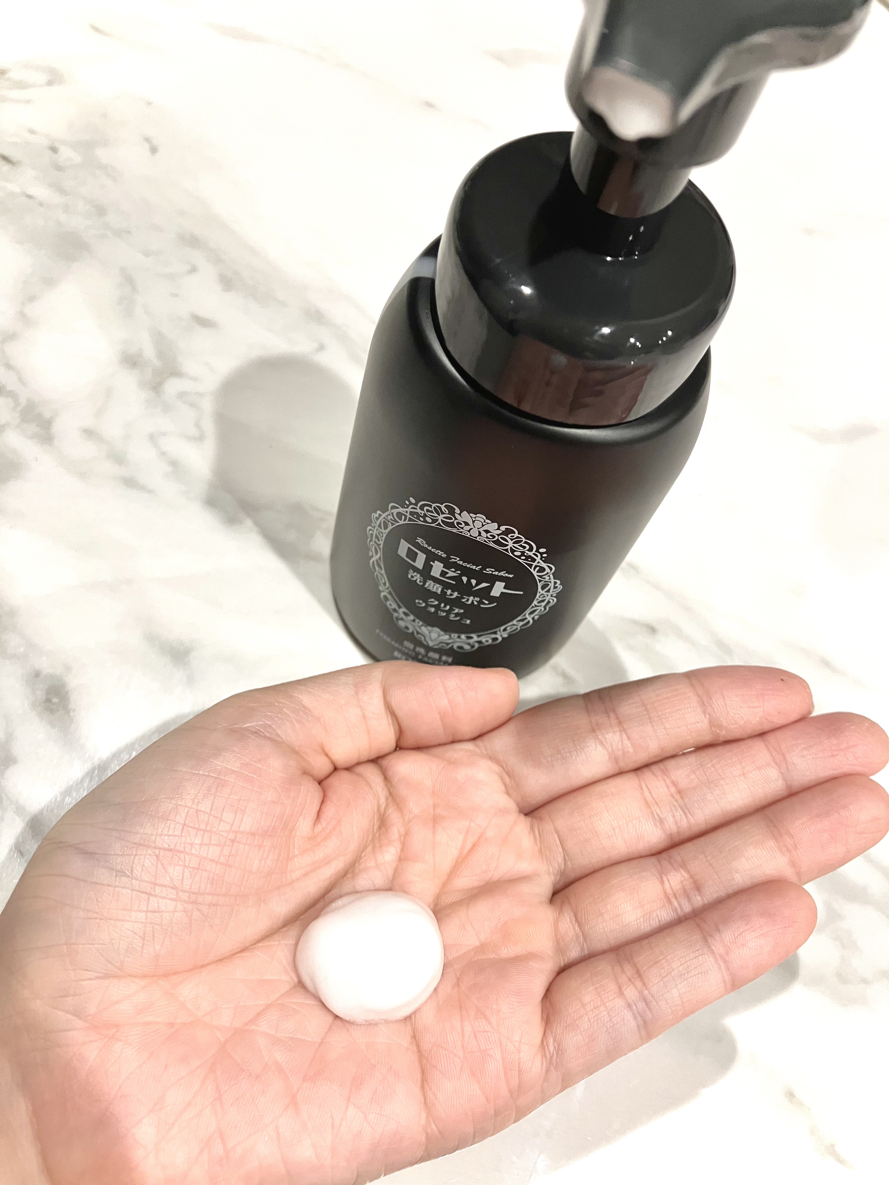 ロゼット洗顔サボン クリアウォッシュ/ロゼット/泡洗顔を使ったクチコミ（2枚目）