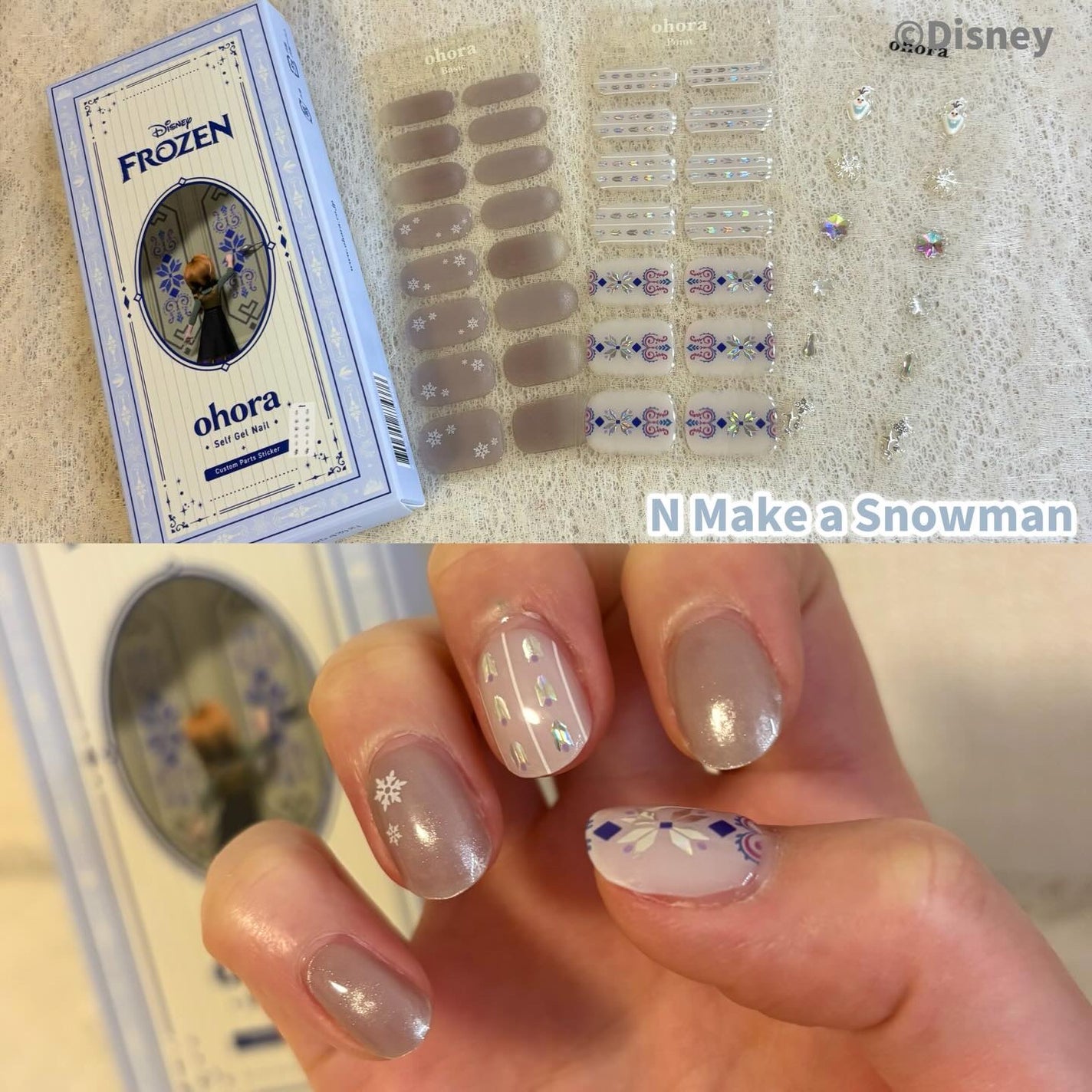 セミキュアジェルネイル(ハンド)/ohora/ネイルシールを使ったクチコミ(5枚目)
