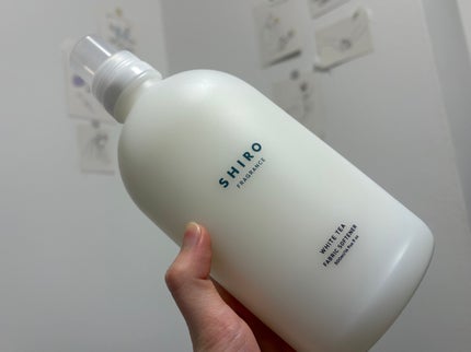 ホワイトティー ファブリックソフナー/SHIRO/柔軟剤を使ったクチコミ(1枚目)