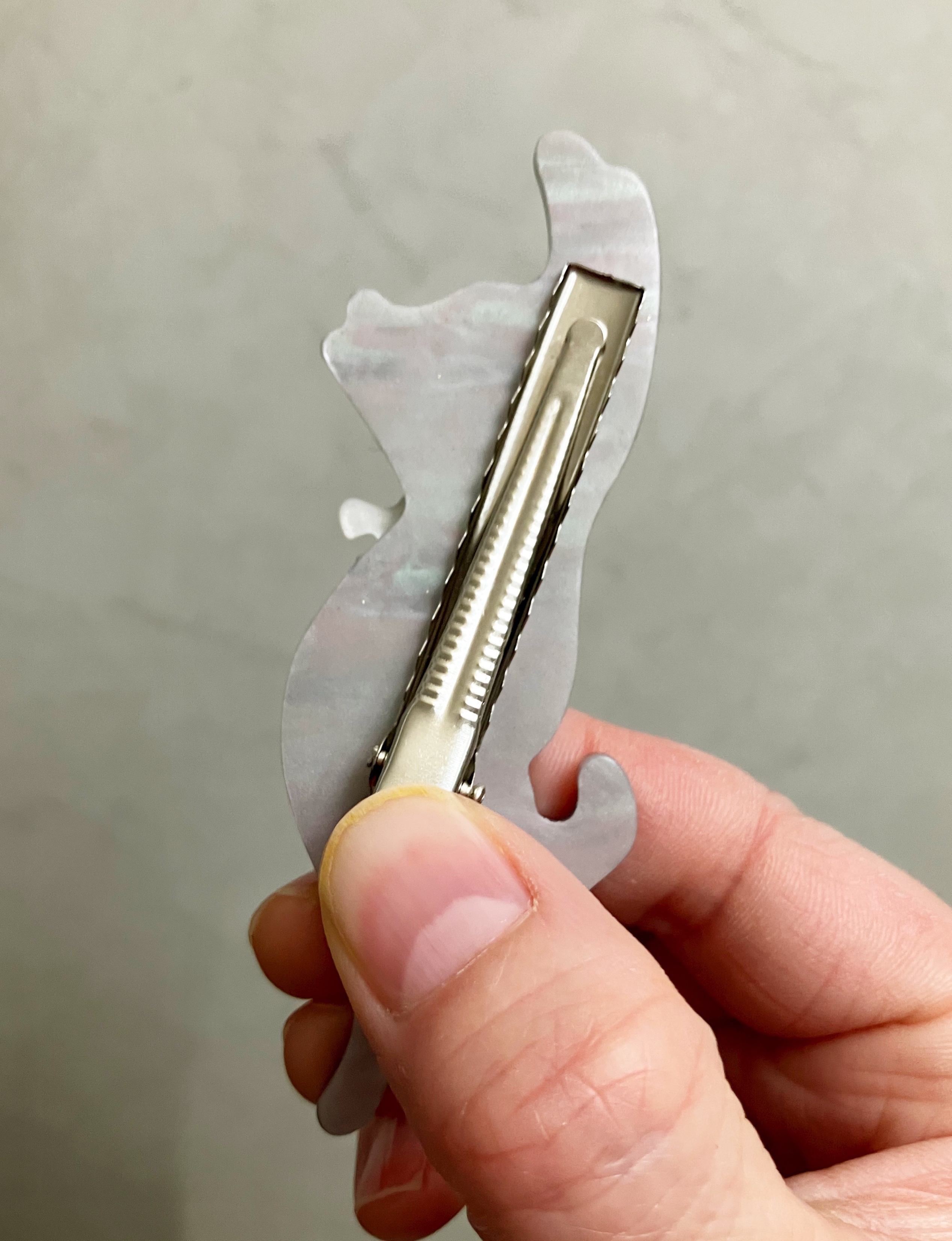 アクリルヘアクリップ  ねこ/セリア/ヘアアクセサリーを使ったクチコミ（3枚目）