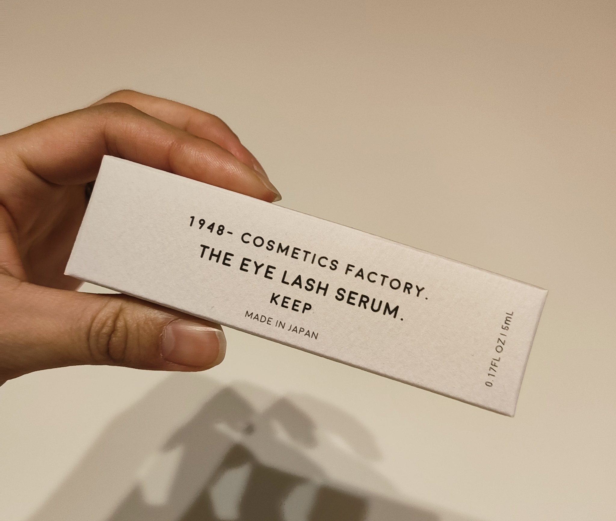 ザ アイラッシュセラム キープ/1948- COSMETICS FACTORY./まつげ美容液を使ったクチコミ（1枚目）