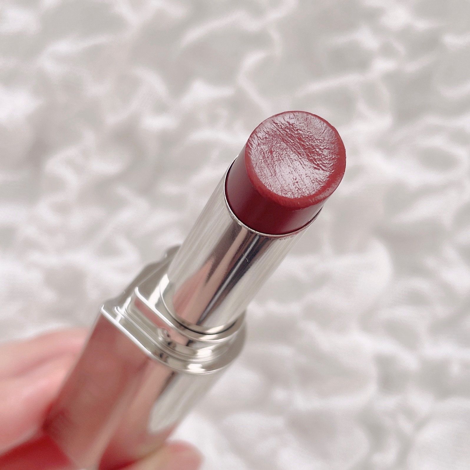 MELTING FIT SHINE BALM/ルミル/口紅を使ったクチコミ（3枚目）