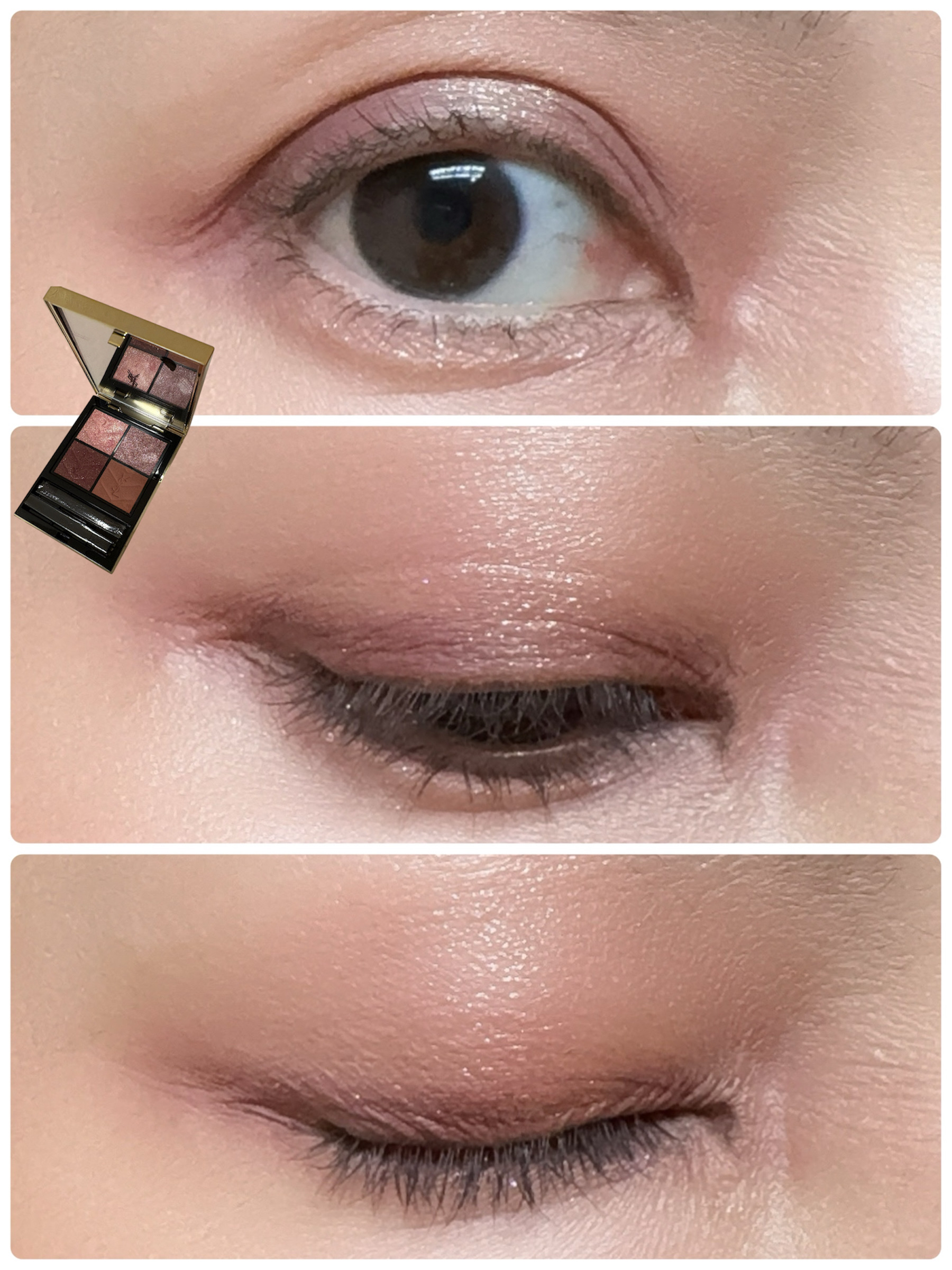 クチュール ミニ クラッチ/YVES SAINT LAURENT BEAUTE/アイシャドウパレットを使ったクチコミ（2枚目）