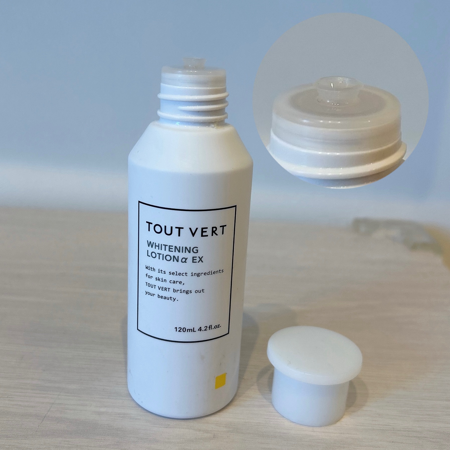 TOUT VERT 薬用ホワイトニングローションα EXのクチコミ「薬用ホワイトニングローションα EX
120ml/3790円（楽天で購入）

私が絶大なる信頼.....」（3枚目）