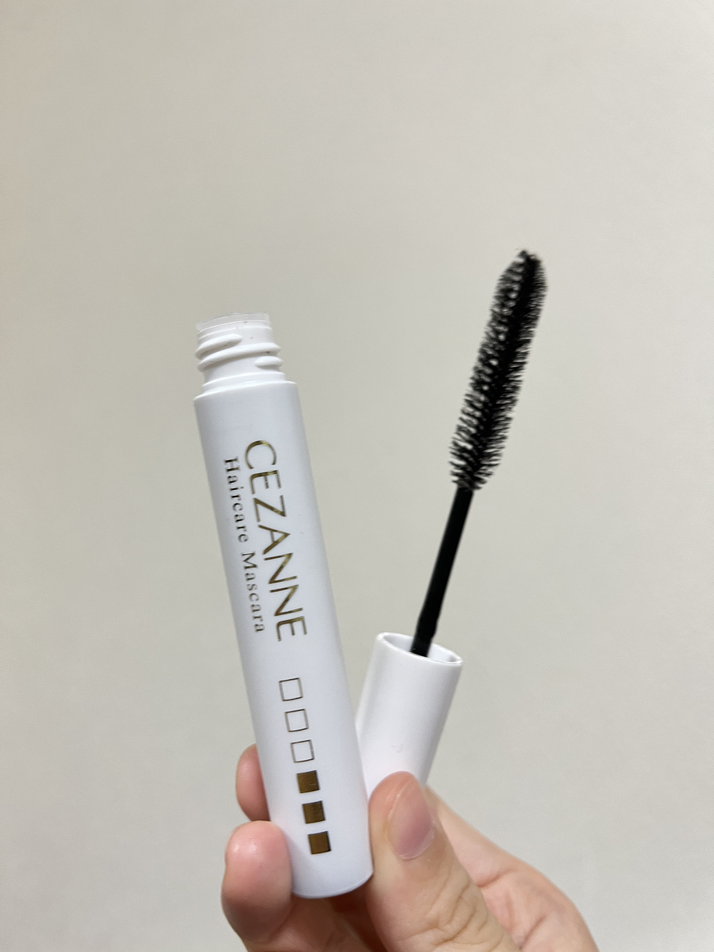 ヘアケアマスカラ/CEZANNE/ヘアジェルを使ったクチコミ（1枚目）