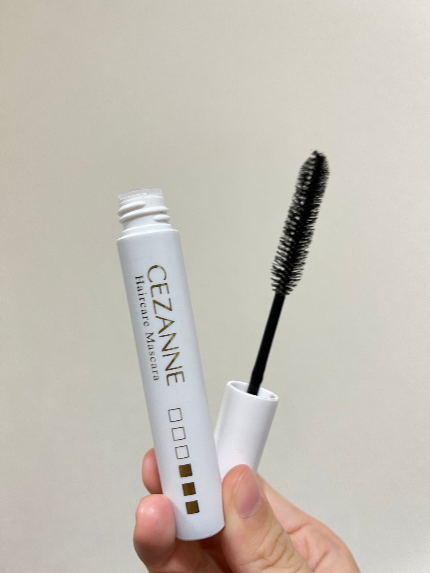 ヘアケアマスカラ/CEZANNE/ヘアジェルを使ったクチコミ(1枚目)