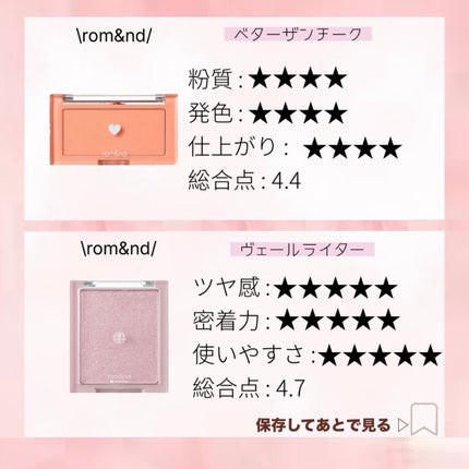 ベターザンアイズ/rom&nd/アイシャドウパレットを使ったクチコミ(2枚目)