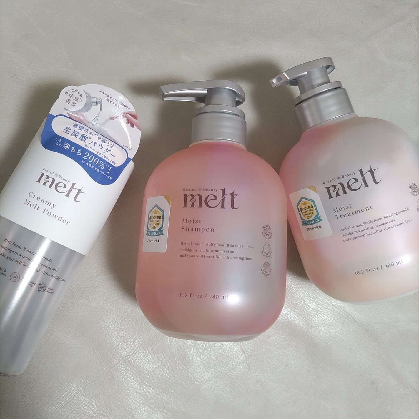 メルト モイストシャンプー/トリートメント/melt/市販シャンプーを使ったクチコミ(1枚目)