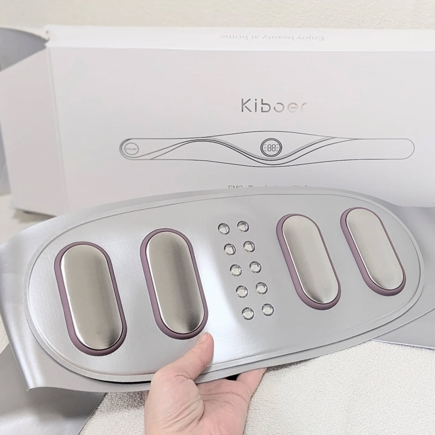 EMS腹筋ベルト/Kiboer/ボディケア美容家電を使ったクチコミ（2枚目）