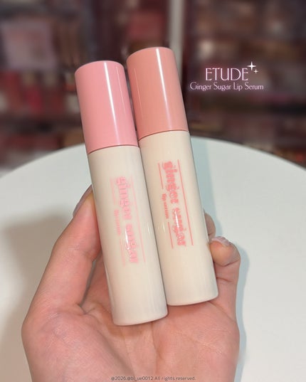 ジンジャーシュガーカラーリップセラム/ETUDE/リップ美容液を使ったクチコミ(2枚目)