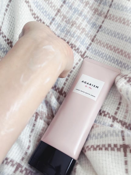 キューミースウィートボムホワイトクリーム/AGARISM/ボディクリームを使ったクチコミ(4枚目)