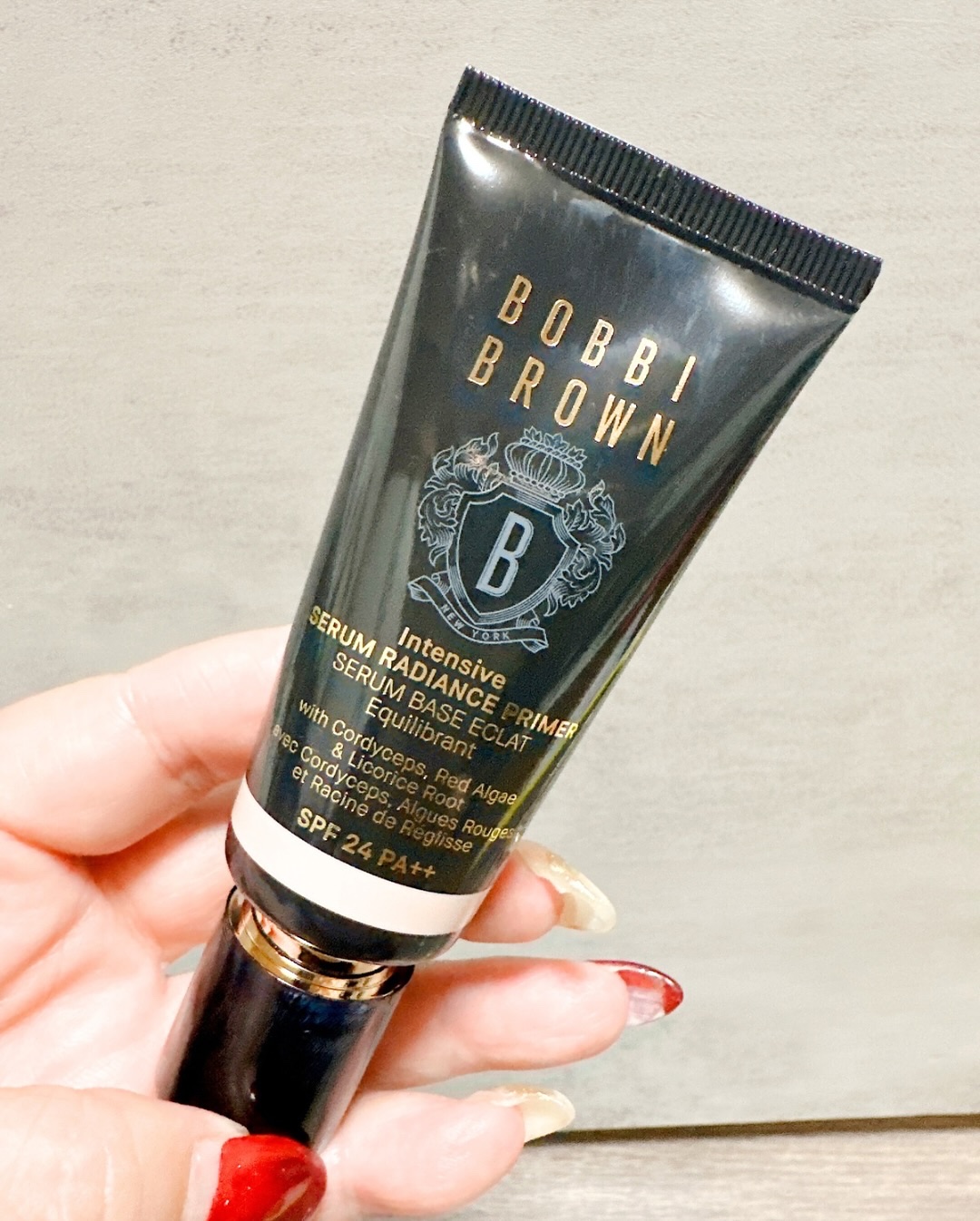 ボビイ ブラウンから商品提供を頂きました。

【BOBBI BROWN】
「ボビイ ブラウン インテンシブ セラム ラディアンス プライマー SPF 24 (PA++) ロージー」

容量 / 価格：40mL / 7,370円（税込）

@