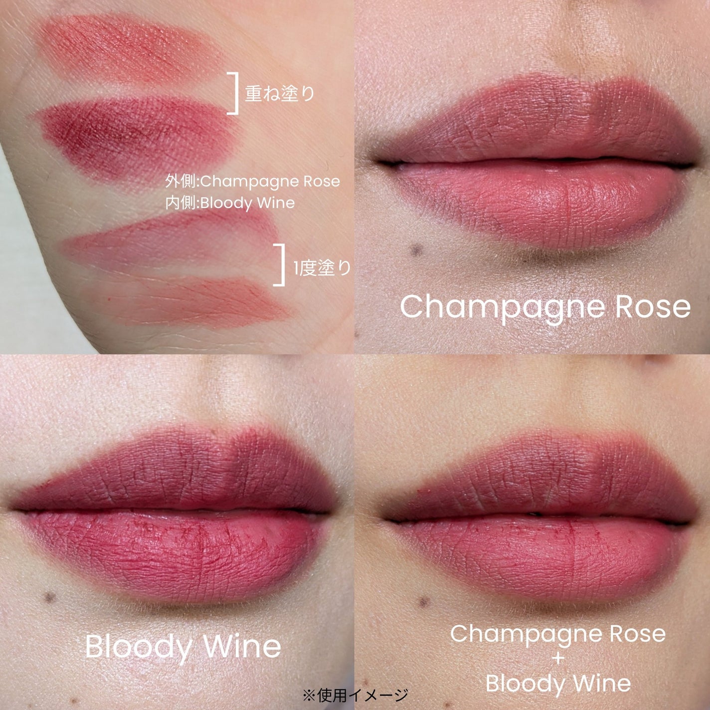 パウダーブラー リップスティック/INGA/口紅を使ったクチコミ(4枚目)