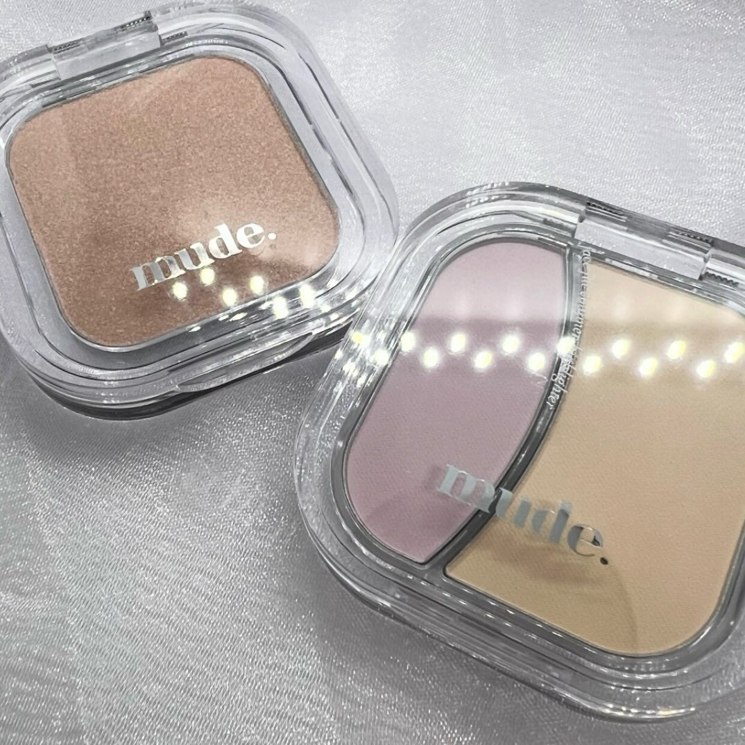 フェイスボリューマーハイライター/mude./パウダーハイライトを使ったクチコミ(3枚目)