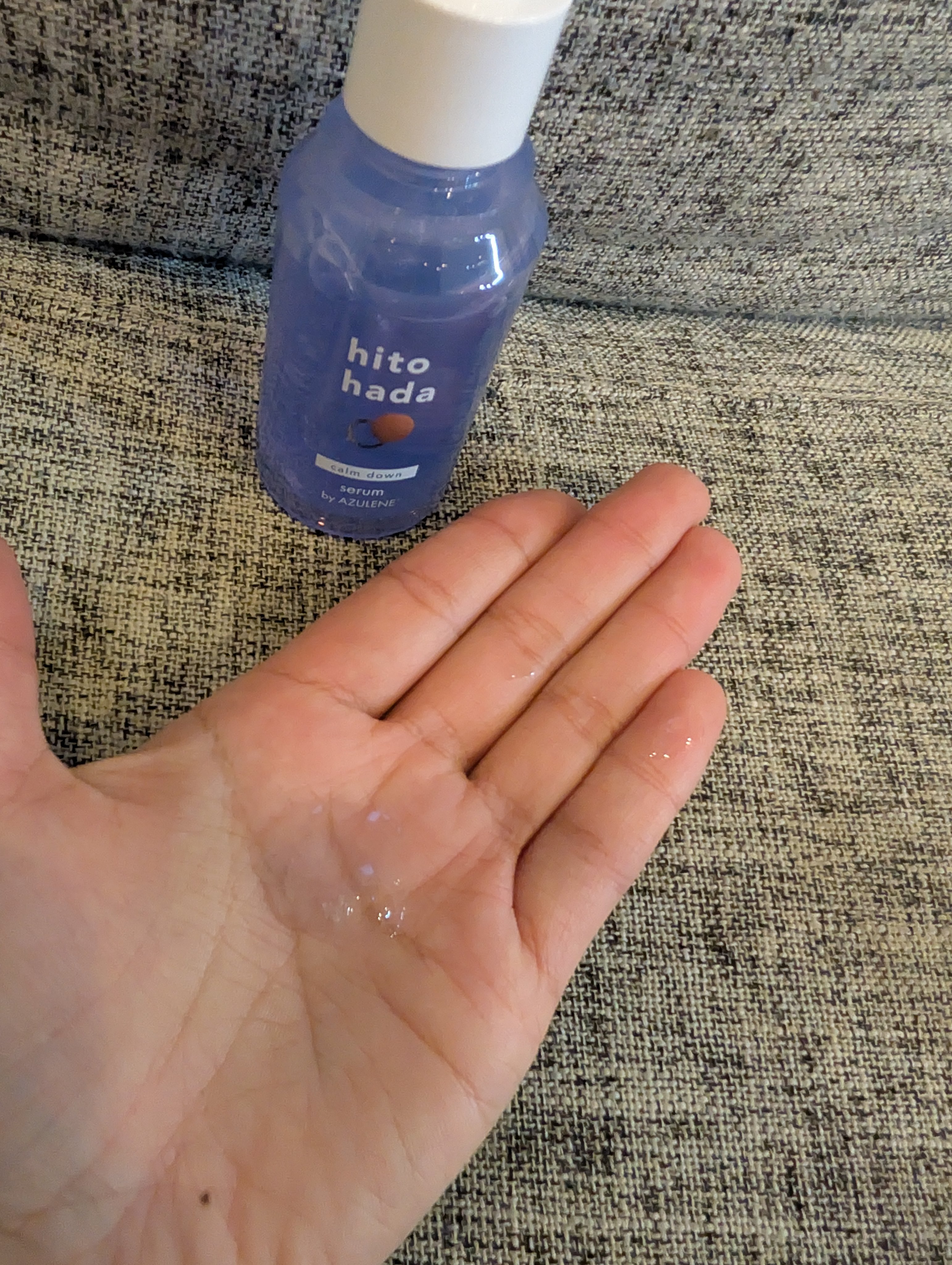 hitohada カームダウン セラム（美容液）/hitohada/美容液を使ったクチコミ（3枚目）