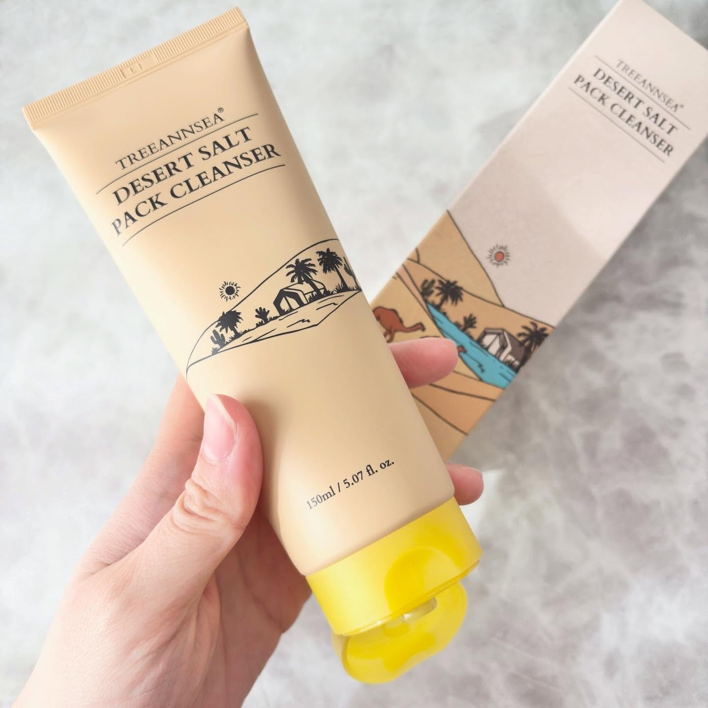 デザートソルト パック クレンザー/ツリーアンシー/洗顔フォームを使ったクチコミ（2枚目）