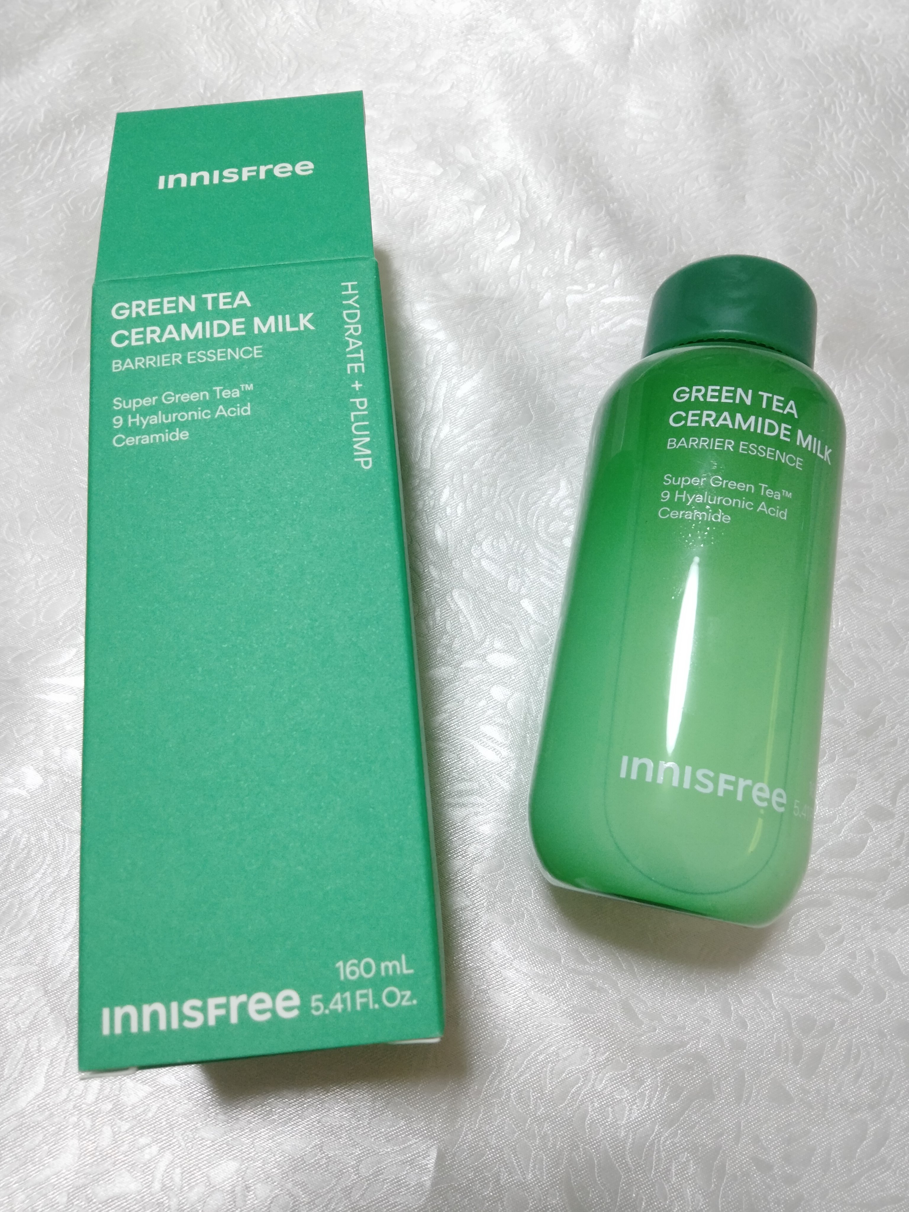 グリーンティー セラミド ミルク エッセンストナー/innisfree/化粧水を使ったクチコミ（1枚目）