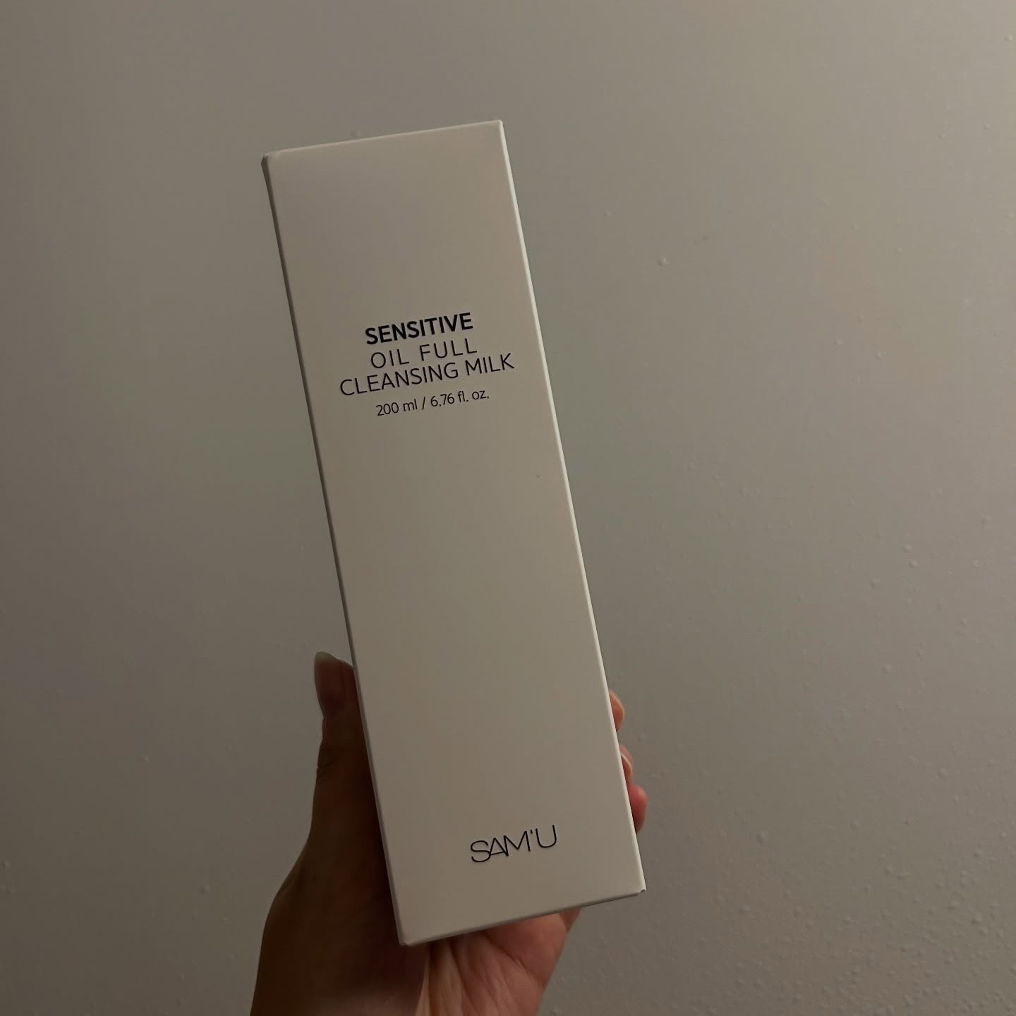 センシティブオイルフルクレンジングミルク/SAM'U/ミルククレンジングを使ったクチコミ（1枚目）