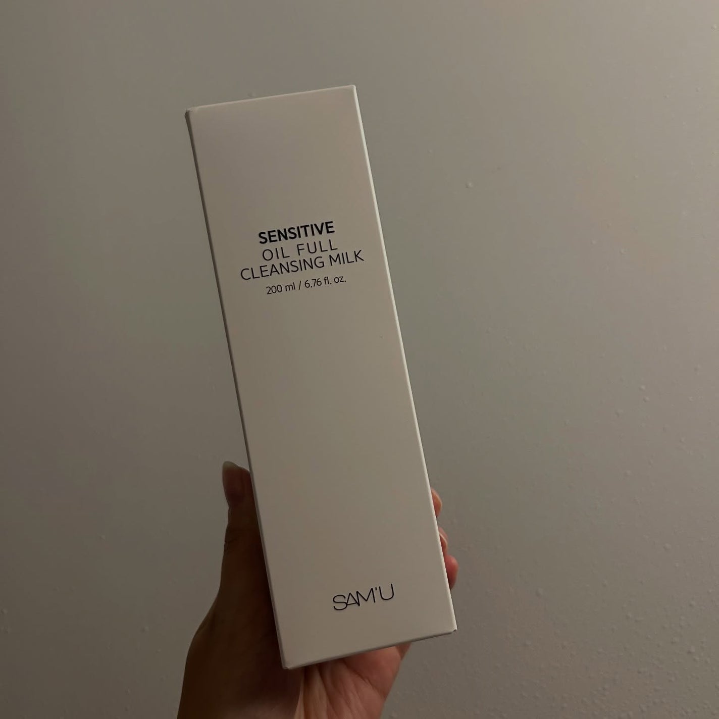 センシティブオイルフルクレンジングミルク/SAM'U/ミルククレンジングを使ったクチコミ(1枚目)