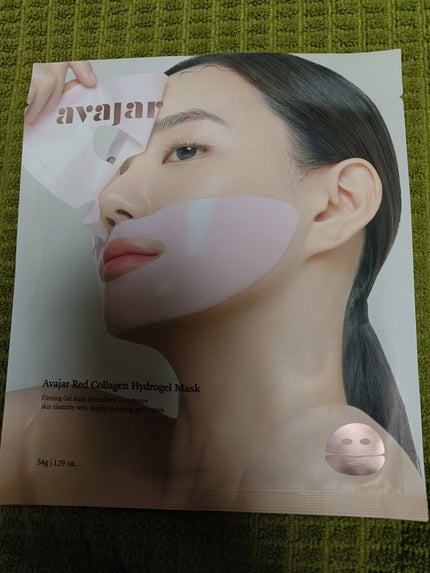 レッドコラーゲンハイドロゲルマスク/avajar/シートマスク・パックを使ったクチコミ(1枚目)
