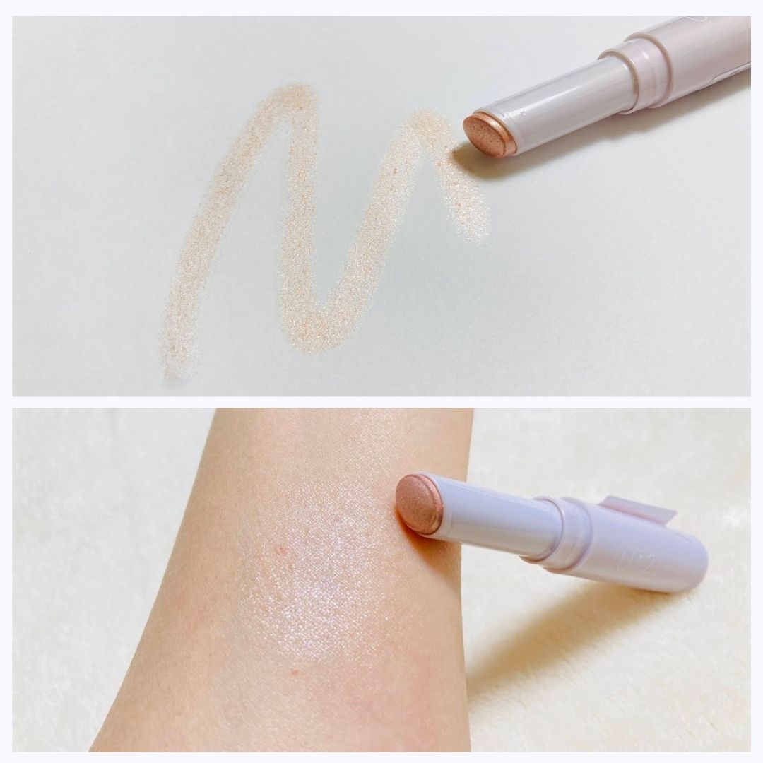 ハイドロゼリーグロウスティック/Ui2./スティックアイシャドウを使ったクチコミ（2枚目）