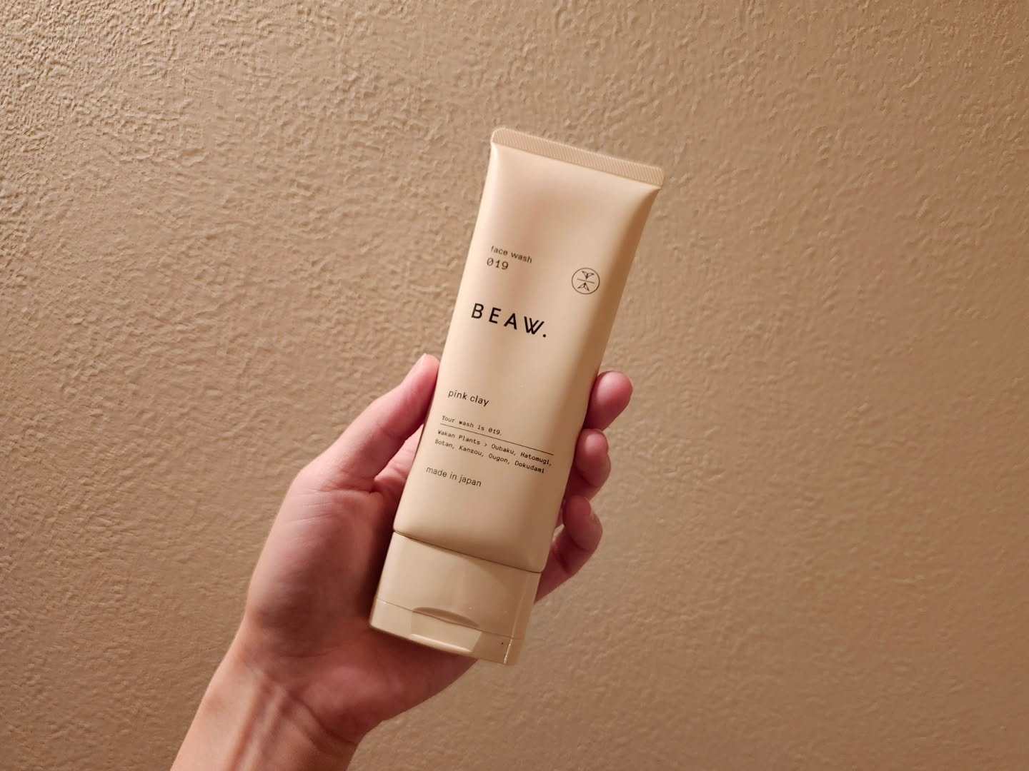 フェイスウォッシュ019 ピンククレイ/BEAW./洗顔フォームを使ったクチコミ（1枚目）