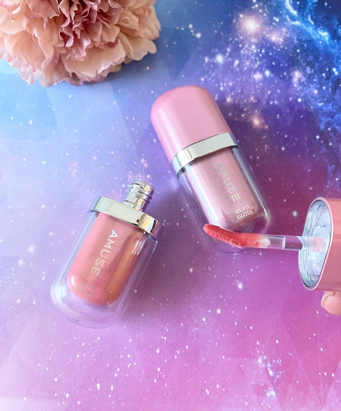 ジェルフィットグロス/AMUSE/リップグロスを使ったクチコミ(2枚目)