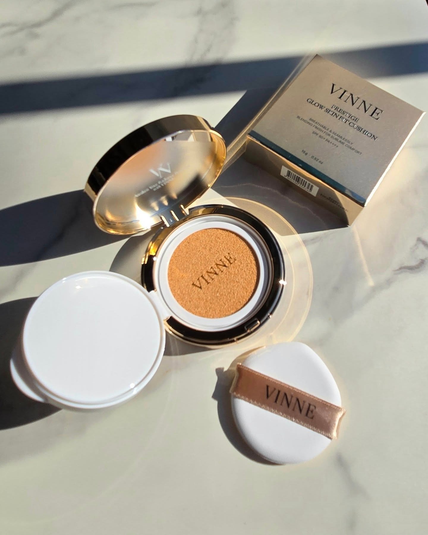 プレステージグロウスキンフィットクッション/VINNE /クッションファンデーションを使ったクチコミ（1枚目）