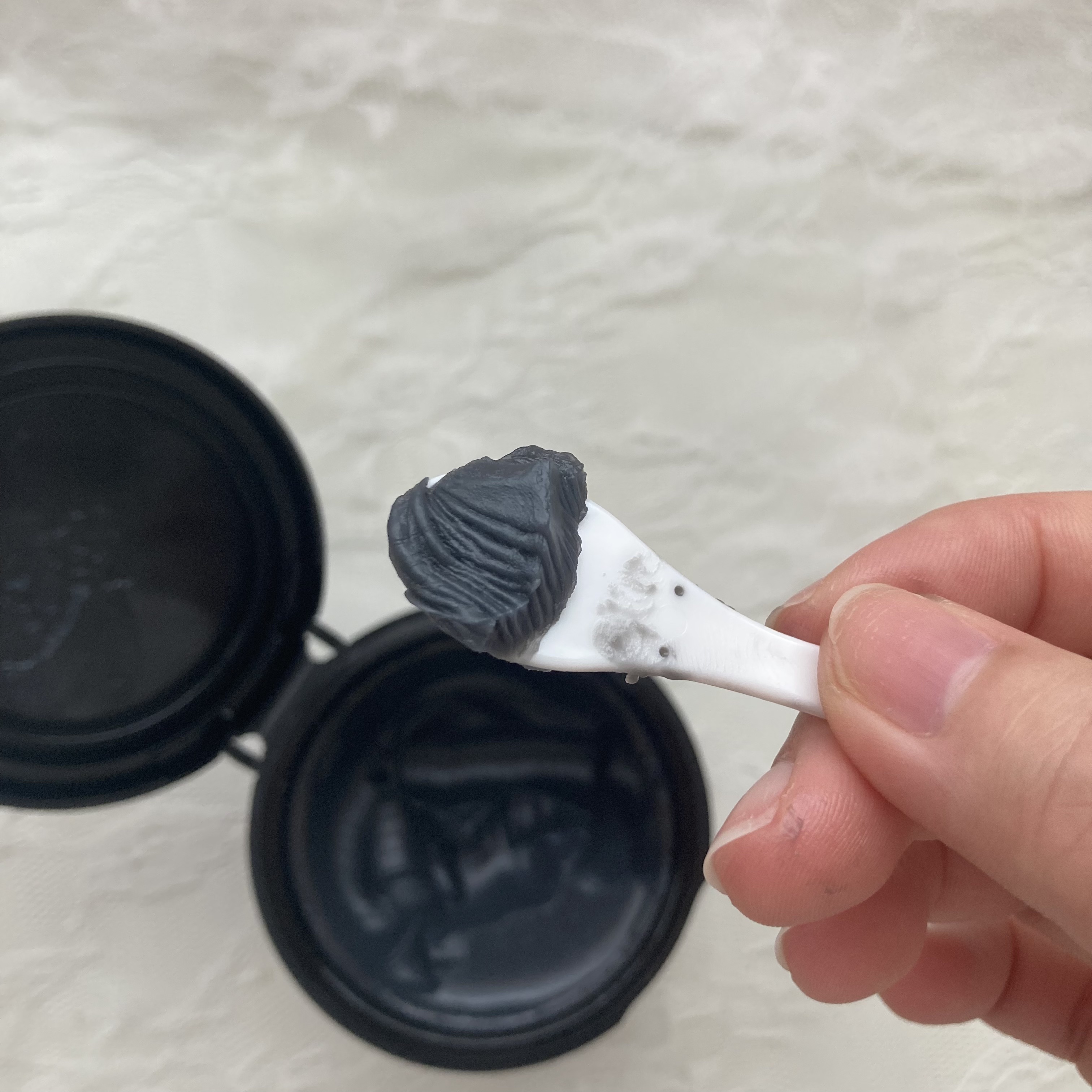 クレージュ ポアスムージング クレンジングバーム ブラック/CLAYGE/クレンジングバームを使ったクチコミ（2枚目）