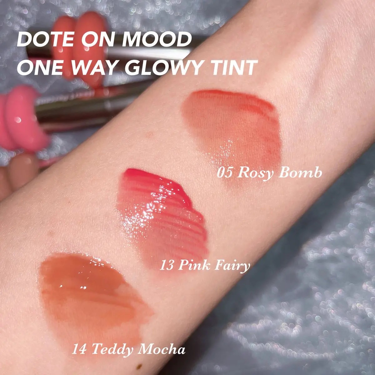 ドットオンムードワンウェイグロイティント/Heart Percent/リップティントを使ったクチコミ（3枚目）