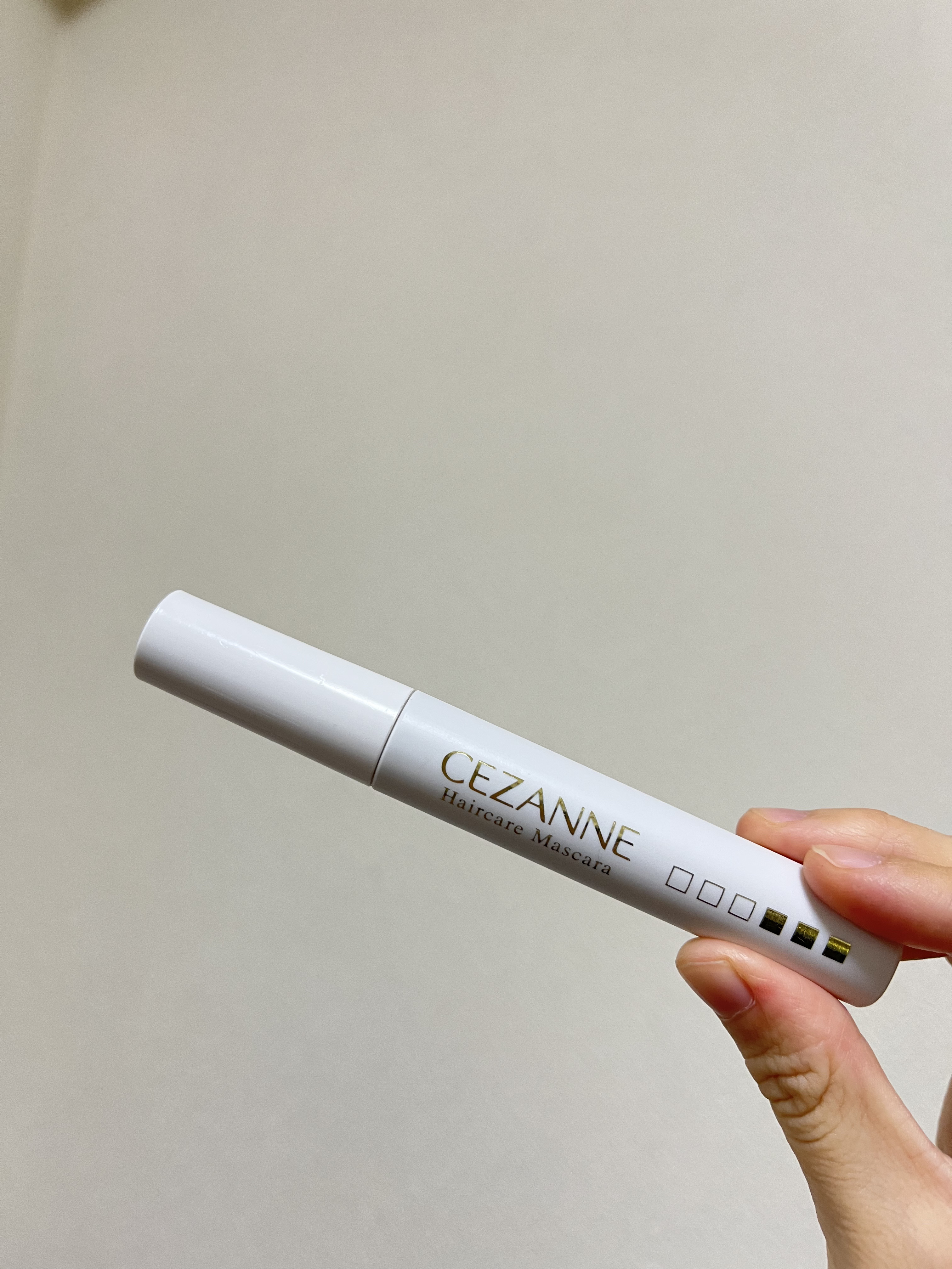 ヘアケアマスカラ/CEZANNE/ヘアジェルを使ったクチコミ（3枚目）