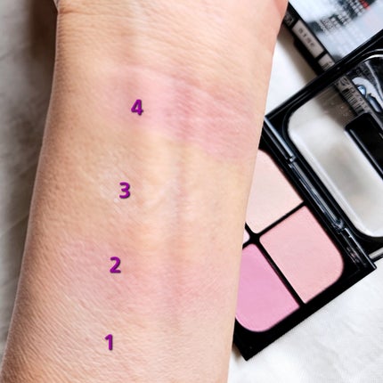 バウンシーチークシャドウ/KATE/マルチパレットを使ったクチコミ(2枚目)