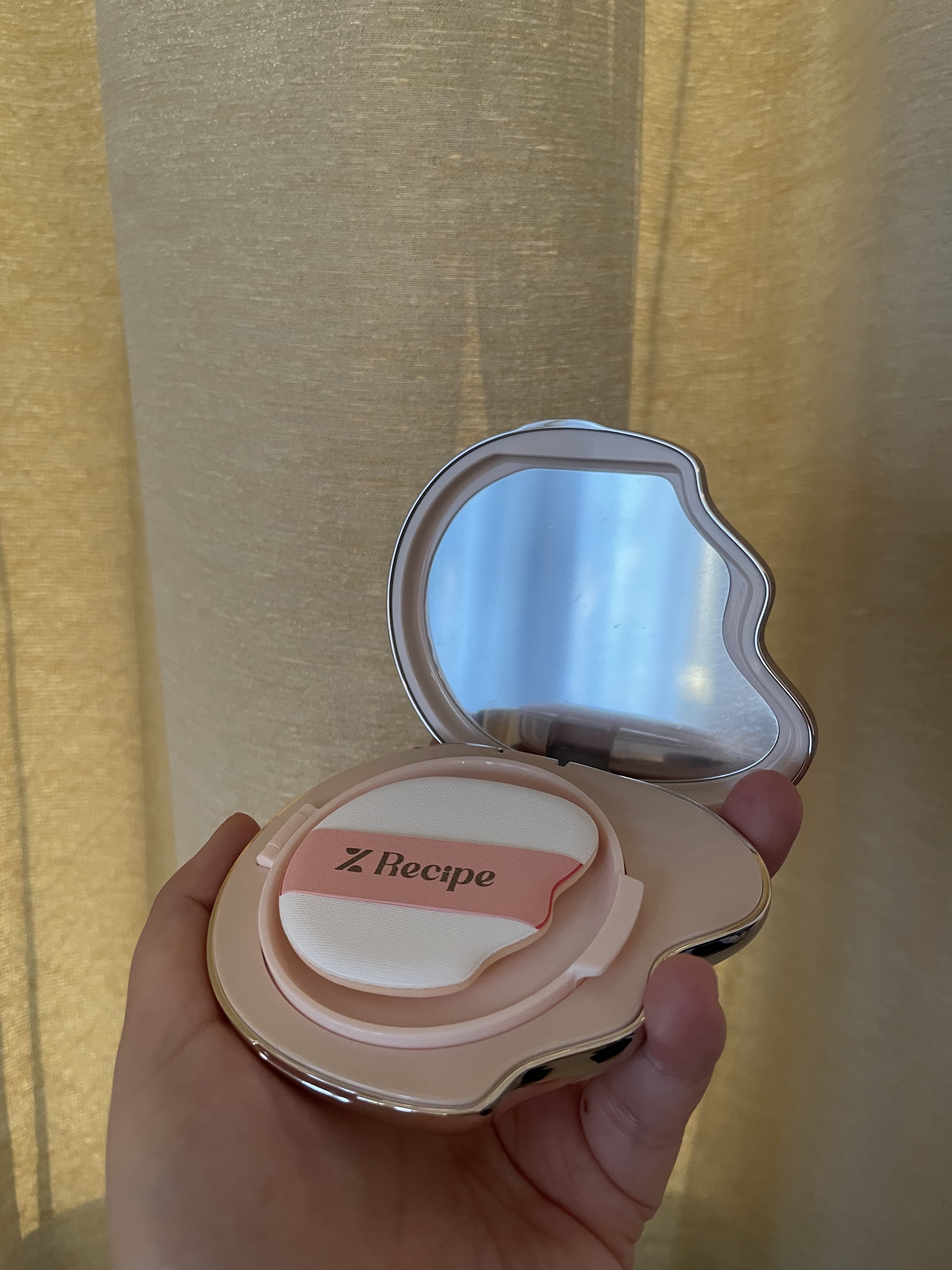 Xファイン サテンウェア メッシュクッション/%Recipe/クッションファンデーションを使ったクチコミ（2枚目）