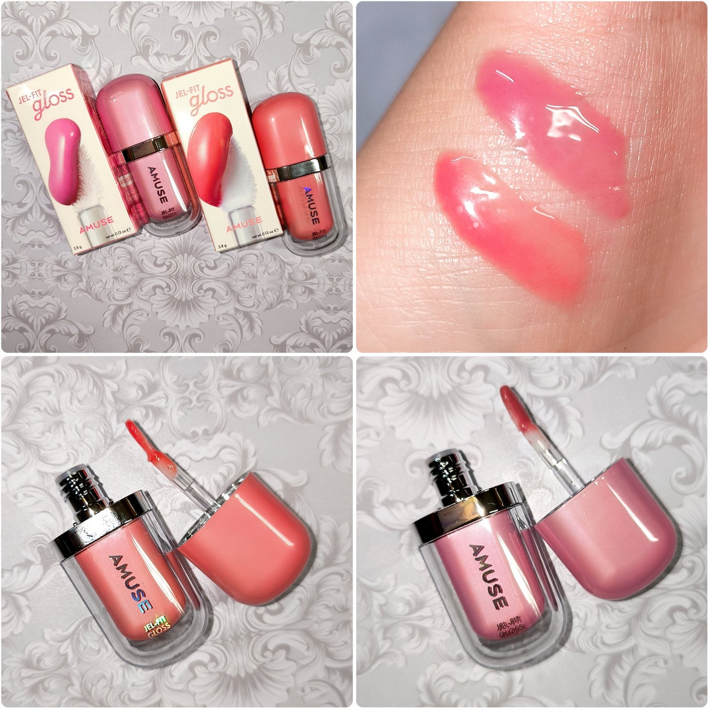 ジェルフィットグロス/AMUSE/リップグロスを使ったクチコミ(2枚目)