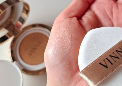プレステージグロウスキンフィットクッション/VINNE /クッションファンデーションを使ったクチコミ(4枚目)