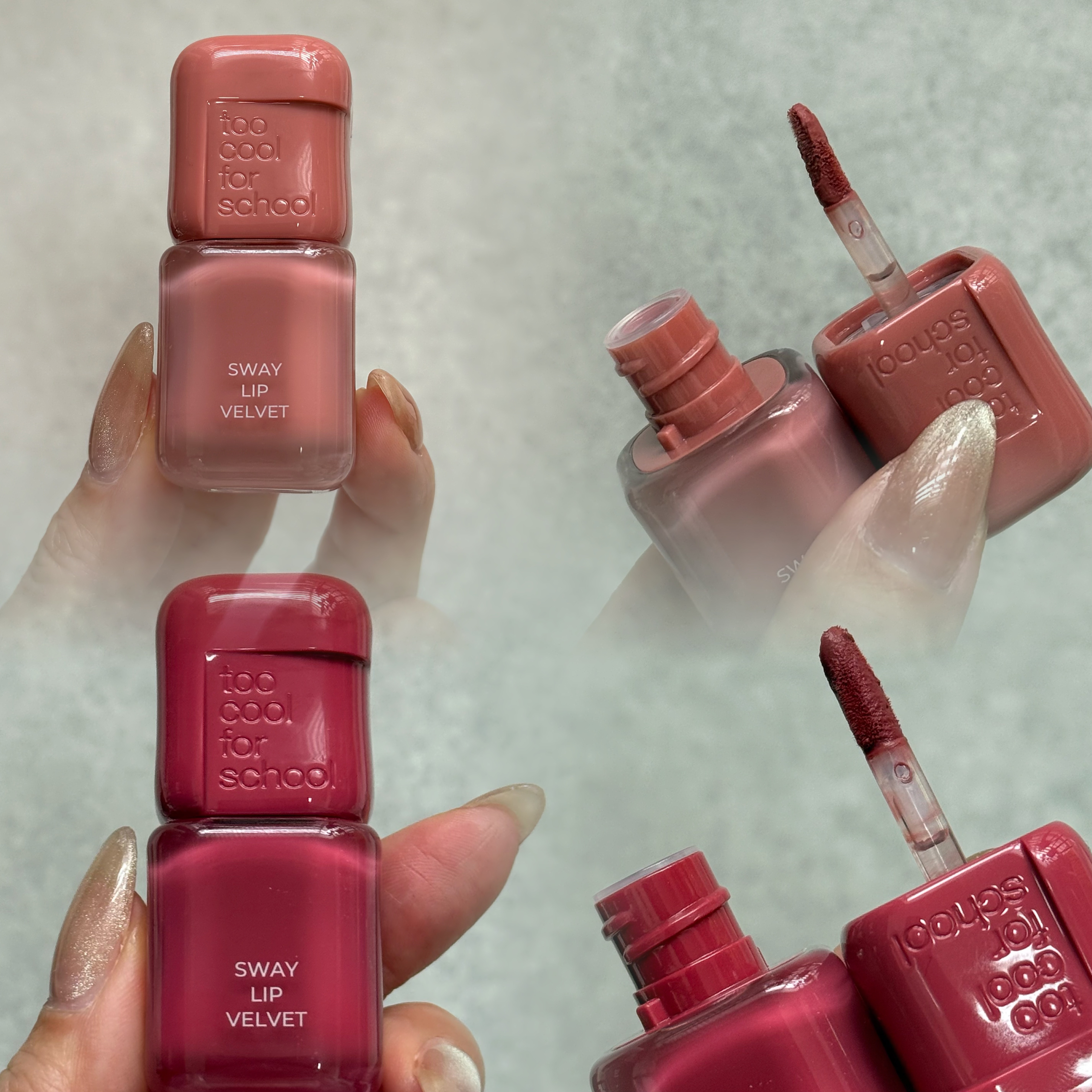 スウェイリップベルベット/too cool for school/リップティントを使ったクチコミ（3枚目）