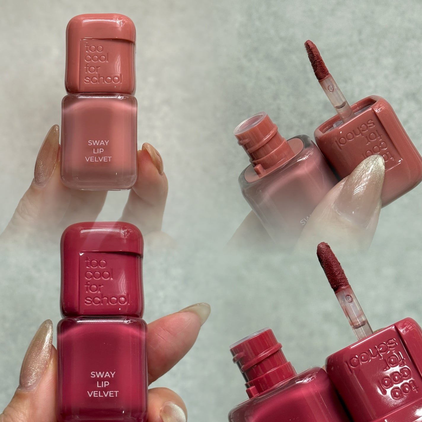 スウェイリップベルベット/too cool for school/リップティントを使ったクチコミ(3枚目)