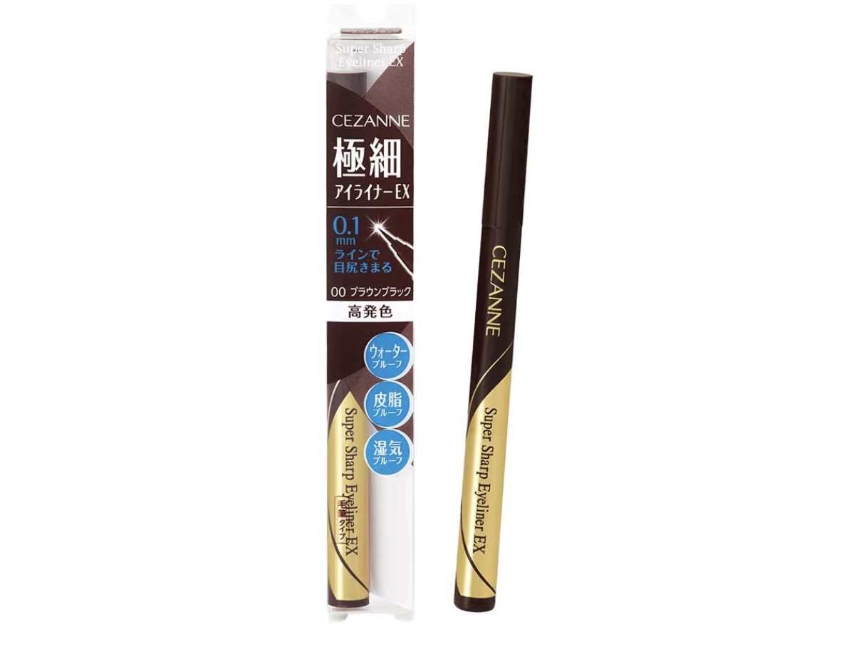 極細アイライナーEX/CEZANNE/リキッドアイライナーを使ったクチコミ（1枚目）