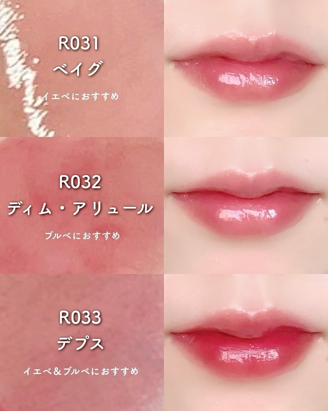 ロウグロウジェルティント/hince/リップティントを使ったクチコミ(3枚目)