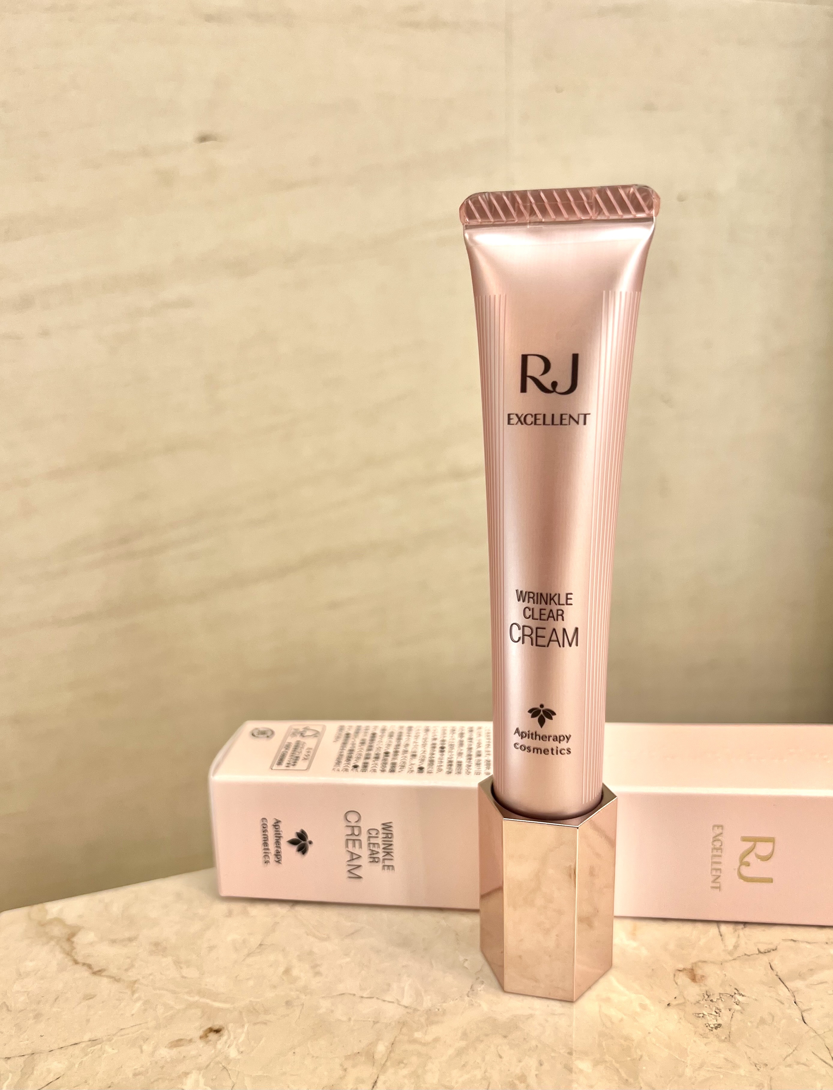 RJ エクセレント 薬用リンクルクリアクリーム/アピセラピーコスメティクス/フェイスクリームを使ったクチコミ（1枚目）