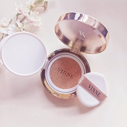 プレステージグロウスキンフィットクッション/VINNE /クッションファンデーションを使ったクチコミ(4枚目)