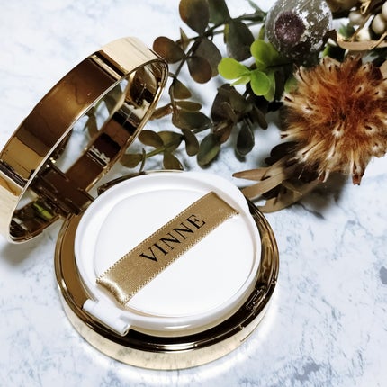 プレステージグロウスキンフィットクッション/VINNE /クッションファンデーションを使ったクチコミ(4枚目)